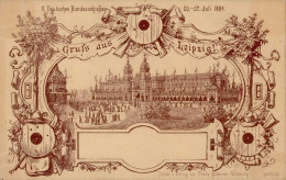 Scheiner-Vorläufer Nr. 69 Leipzig 8. Deutsches Bundesschießen 1884 I-II - Geschichte