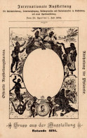 Vorläufer Österreich Internationale Musik- U. Theater-Ausstellung GSK Mit Entspr. Sonderstempel 1894 I-II Expo - Histoire