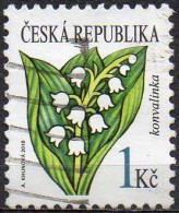 CZECH REPUBLIC 2018 Definitives. 1Kč Lily Of The Valley - Gebruikt