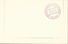 Guerre 40 Carte Lettre Cachet Gouvernement Provisoire De La République Française R4D5 Police Militaire FFI Libération - Guerre De 1939-45