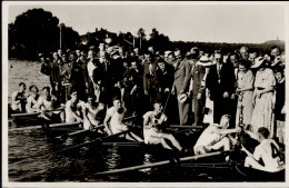 BERLIN OLYMPIA 1936 - Große Grüner Ruderregatta Favorit Wiking-Achter Berlin S-o Selten! I - Giochi Olimpici