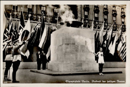 BERLIN OLYMPIA 1936 - Olympiastadt Berlin Ankunft Des Heiligen Feuers I - Juegos Olímpicos