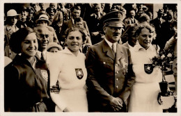 BERLIN OLYMPIA 1936 WK II - PH O 18 Hitler Olympia 1936 Führer Mit Den 3 Siegerinnen Im Speerwurf S-o I-II - Giochi Olimpici