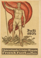 Olympiade Prospekt Der I. Internationalen Arbeiter-Olympiade In Frankfurt Am Main Juli 1925, 18 S. II - Olympische Spelen