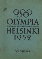 Olympiade Sommerspiele Sammelbild-Album Helsinki 1952, Schleswig-Holsteinische Volks-Zeitung, 48 S. II Journal - Olympische Spelen