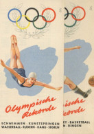 Olympiade Sommerspiele2 Flyer Von Coca-Cola Von Olympischen Rekorden 1936 Und 1948 In Versch. Disziplinen I-II - Olympische Spiele