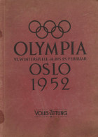 Olympiade Winterspiele Sammelbild-Album Oslo 1952, Schleswig-Holsteinische Volks-Zeitung, 24 S. II Journal - Juegos Olímpicos