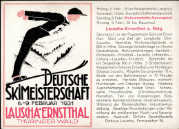 LAUSCHA-ERNSTTHAL - DEUTSCHE SKIMEISTERSCHAFT 1931 I - Olympic Games