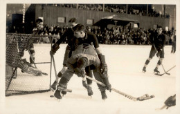 Sport Davos Hockeyspiel Foto-AK I-II - Giochi Olimpici