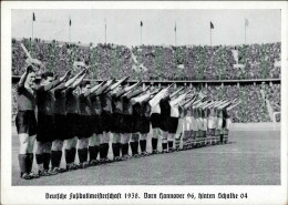 FUSSBALL - DEUTSCHE FUßBALLMEISTERSCHAFT 1938 HANNOVER 96 - SCHALKE 04 S-o I - Voetbal