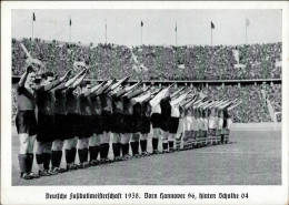 FUSSBALL - DEUTSCHE FUßBALLMEISTERSCHAFT 1938 HANNOVER 96 - SCHALKE 04 S-o I - Fútbol