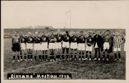 FUSSBALL - DIENAMO MOSKAU 1926 Auf Foto-Ak V. Dresden I - Voetbal