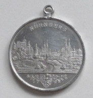 Schützen Nürnberg Erinnerungsmedaille Deutsches Bundesschiessen 1897 I-II - Autres & Non Classés