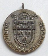 Schützen Wiesbaden Medaille Jubiläumsschiessen 1956 II - Sonstige & Ohne Zuordnung
