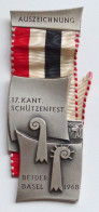 Schützenfest 17. Kantonales Schützenfest Basel 1968 Auszeichnung - Sonstige & Ohne Zuordnung