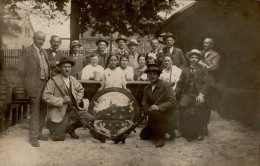 Schützen Oberpfalz Gruppenbild Foto-AK  I-II (Ecken Gestaucht) - Autres & Non Classés