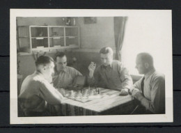 SCHACH - Foto (7x10cm) SCHACHSPIELER I - Ajedrez