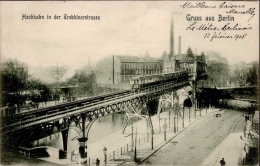Berlin (1000) Hochbahn Trebbinerstrasse 1908 I-II - Plötzensee