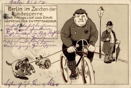 Berlin (1000) Im Zeichen Der Hundesperre Fahrrad 1902 I- Cycles - Ploetzensee