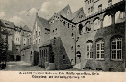 Berlin (1000) St. Clemens Hofbauer Kirche Kath. Gesellenvereinshaus Wilhelmstrasse 122 Königgrätzerstraße 106 1911 I-II - Ploetzensee