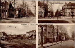 Berlin Spandau (1000) Schönwalder Allee Kaiserstrasse Ecke Hohenzollernring Am Fürstenweg In Der Kaiserstrasse I-II - Plötzensee