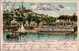 Blankenese (2000) Culbacher Bierhaus Litfaßsäule 1904 II (RS Leicht Fleckig) - Sonstige & Ohne Zuordnung