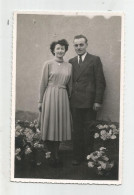 Photographie Couple Nommé Fiancéalles 1950 A Valréas 84 Vaucluse Photo 13,5x8,8 Cm Env - Personnes Identifiées