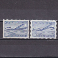 FINLAND 1963, Sc# C9-C10, Air Ail, Planes, MH - Unused Stamps