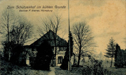 Hannover (3000) Horneburg Zum Schützenhof Im Kühlen Grunde 1909 I-II - Sonstige & Ohne Zuordnung