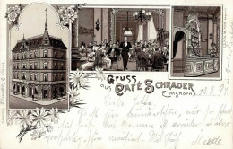 Elmshorn (2200) Cafe Schrader 1897 I-II - Autres & Non Classés