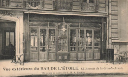 Paris 16ème & 17ème * Le Bar De L'Etoile , 63 Avenue De La Grande Armée * Vue Extérieure Café Commerce - Arrondissement: 16