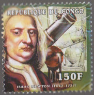 Isaac Newton, First Reflecting Telescope, Physics, Astronomy, Optics, Science, GLOBE MNH Congo - Fysica