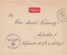 Feldpost Vers München - 1941 - Guerra '40-'45 (Storia Postale)