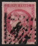 N°49, Cérès Bordeaux, 80c Rose, Oblitéré - B/TB - 1870 Bordeaux Printing