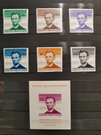 Rwanda - 92/97 + BL3 - Abraham Lincoln - Non Dentelé - Ongetand - Imperforated - 1965 - MNH - Ungebraucht