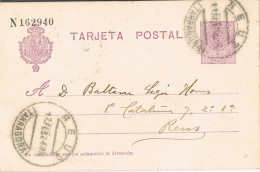 53152. Entero Postal REUS (Tarragona) 1924. Alfonso XIII Medallon, Correo Interior - 1850-1931