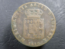 Italia - Ducato Di Parma  - 5 Centesimi 1830 - Maria Luigia D'Austria (1815-1847) - Gig. 14 - Emilie