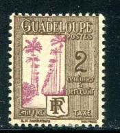 GUADELOUPE- Taxe Y&T N°25- Oblitéré - Postage Due