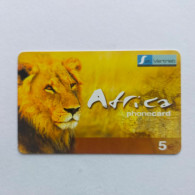 Germany - Sat Vertrieb - Africa Phonecard - Lion - Autres & Non Classés