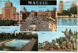 MADRID En 5 Vues Numero 1 écrite Année 1960 Héliotipia Artistica Espagnola - Madrid