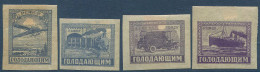 Russia:RSFSR:Unused Stamps Serie Golodajushim, Airplane, Train, Truck, Ship, 1922, MH - Neufs