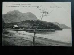 COLONIES FRANCAISES ETABLISSEMENTS FRANCAIS DE L'OCEANIE              VUE DES MARQUISES - Polinesia Francese