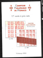 Collection: Pascal Marziano, 17è Vente à Prix Nets (Deuxième Partie) Printemps 2004 - Catálogos De Casas De Ventas