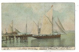 Southend-on-Sea (Royaume-Uni, Essex) : Yachts Off A Sail In 1905 (lively) PF. - Southend, Westcliff & Leigh