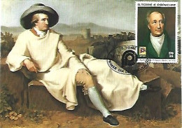 Sao Tome E Príncipe & Maximum Card, Johann Wolfgang Von Goethe, São Tomé 1981 (7979) - Santo Tomé Y Príncipe