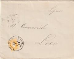 ITALIA  --  TRIESTE  Nach LOCO --  PRIMA SOCIETA UNGHERESE  D ASSICURAZIONI GENERALI   --   FOLDED LETTER  -  1880 - Altri & Non Classificati