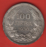 BULGARIA - 100 LEW 1930 -SILVER- - Bulgarie