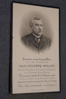 Mulliez Louis Leclerc,mort à Saint Martin En 1908 à L'age De 82 Ans - Todesanzeige