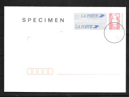 France: SPECIMEN Enveloppe Agrément N° 899 Lot 009/081 (16X11,5) - Specimen