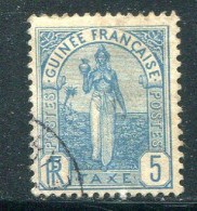 GUINEE- Taxe Y&T N°1- Oblitéré - Used Stamps